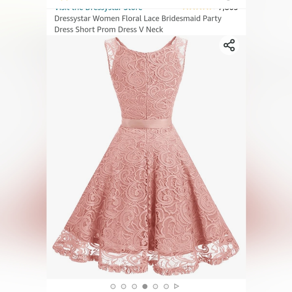 Dressystar Blush Pink Dress - Picture 5 of 7